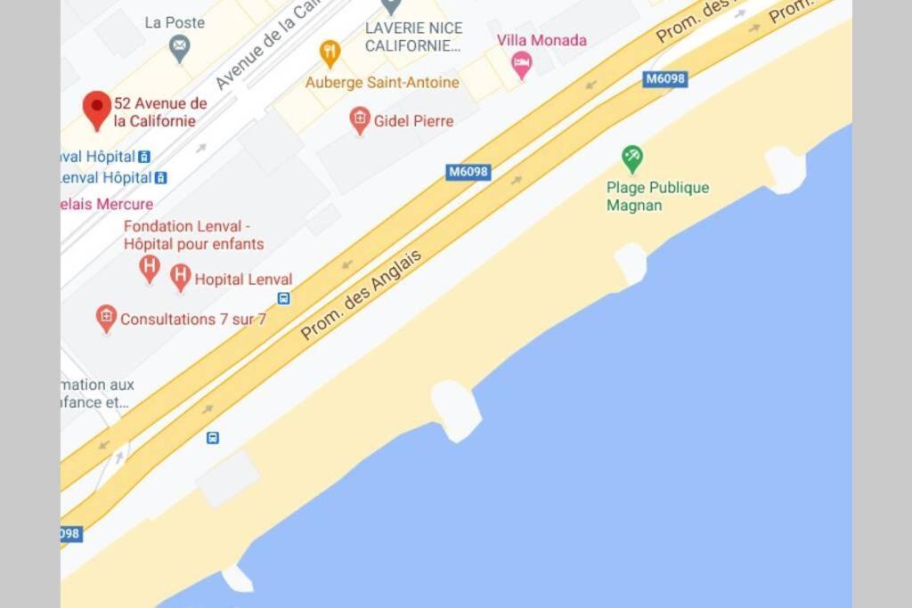 Studio Climatise, 50 M De La Prom, Wifi 니스 외부 사진